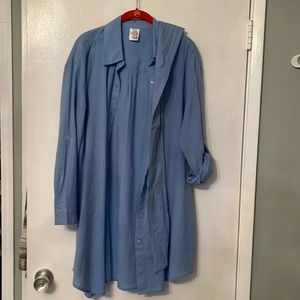 Becca man’s shirt coverup